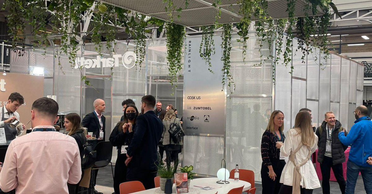 VIP lounge hailed success at Workspace Design Show 2021